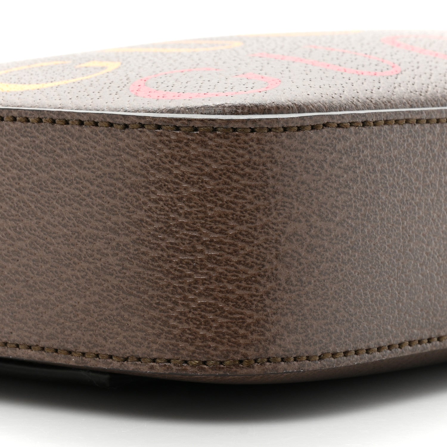 Gucci Textured Dollar Calfskin Gucci 100 Aria Belt Bag 90 36 New Acero Multicolor 8 of 9