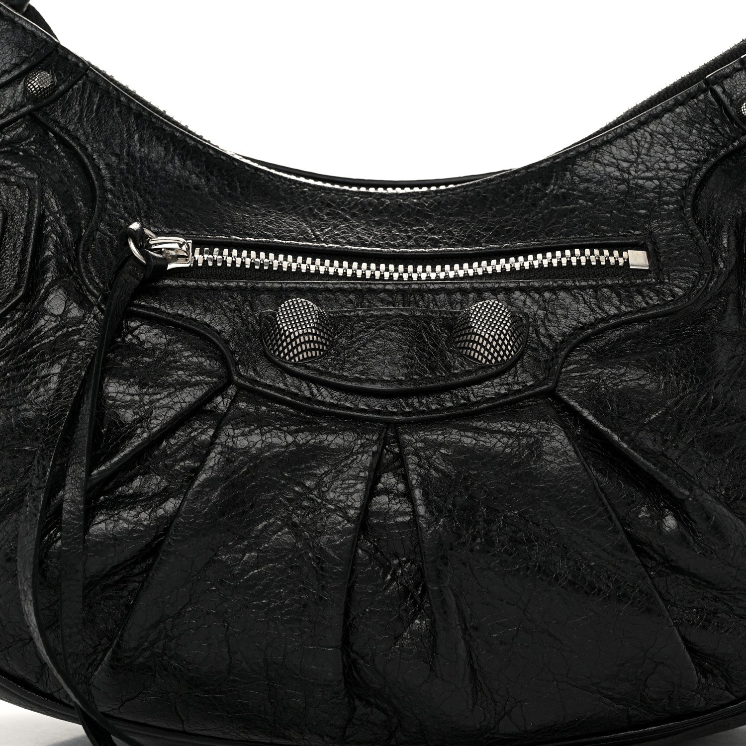 Balenciaga Agneau Arena Small Le Cagole Shoulder Bag Black 8 of 12