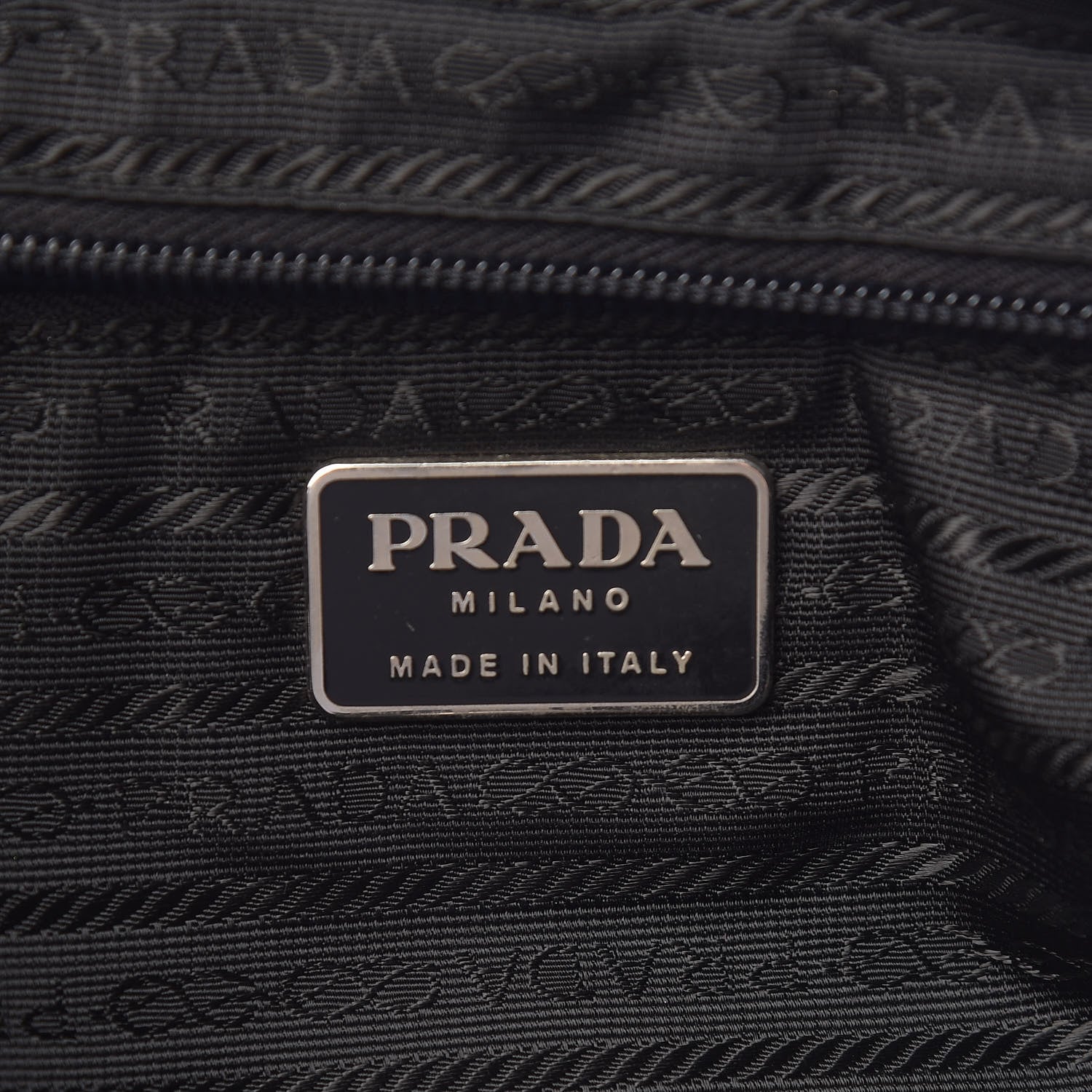 Prada Nylon Vela Medium Backpack Black 8 of 17