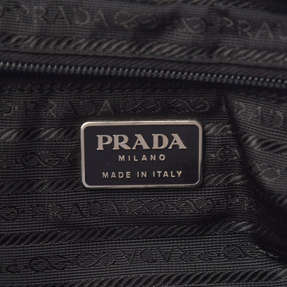 Prada Nylon Vela Medium Backpack Black 8 of 17