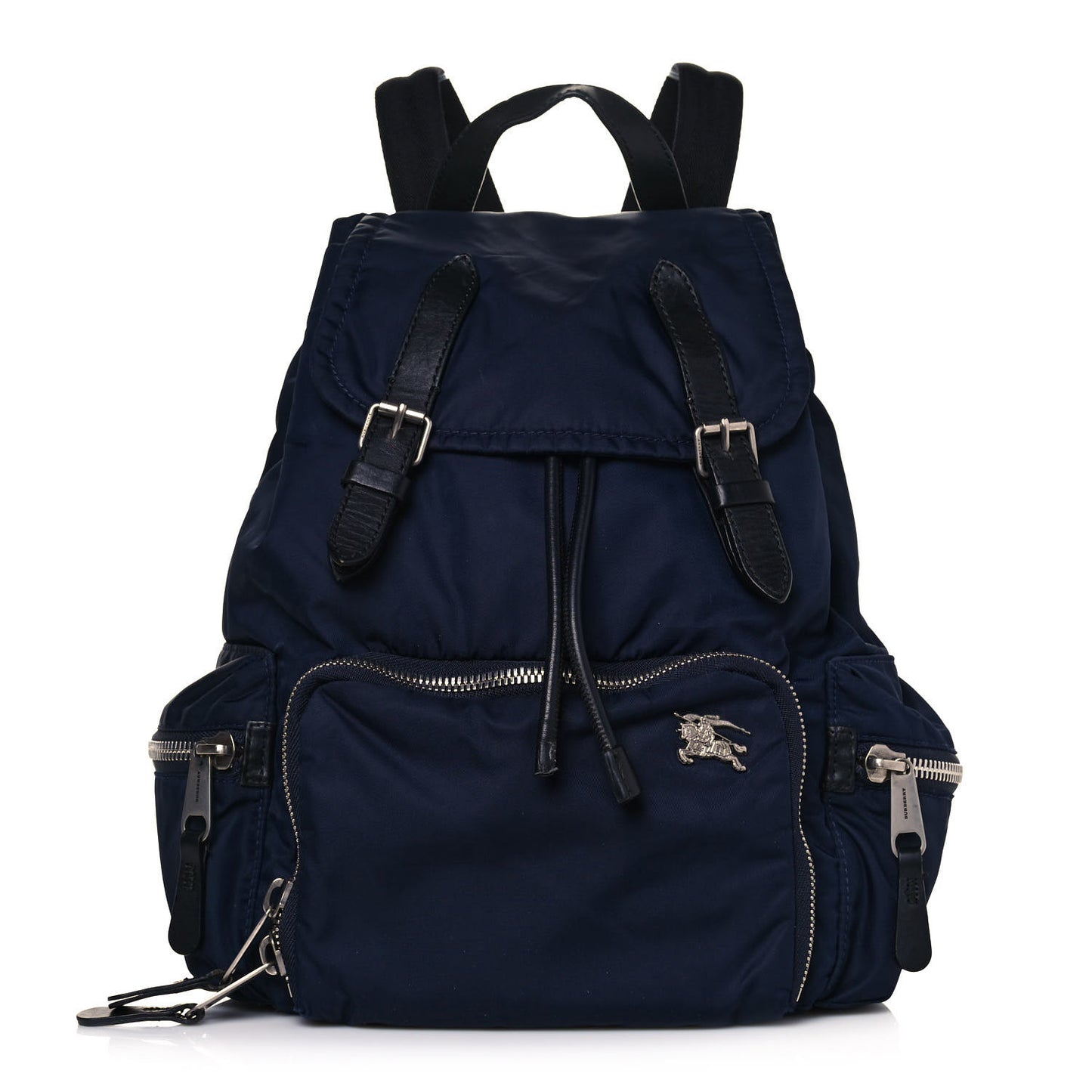 Nylon Puffer Medium Rucksack Backpack Blue