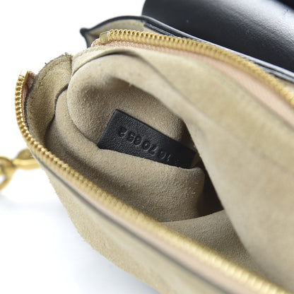 Chloe Suede Wonder Woman Patchwork Medium Faye Shoulder Bag Black 9 of 9