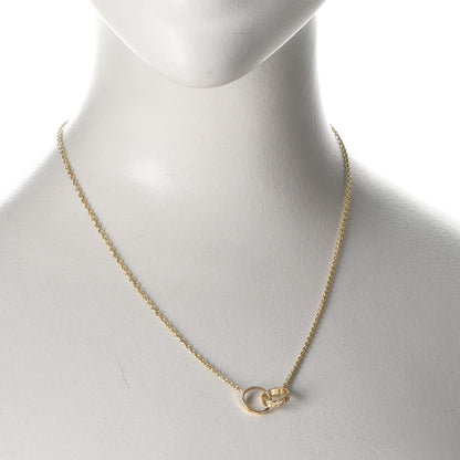 Cartier 18K Yellow Gold Interlocking LOVE Necklace 2 of 11