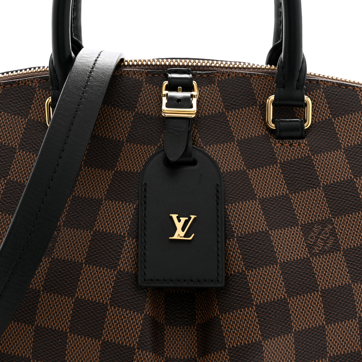 Damier Ebene Odeon Tote PM Black