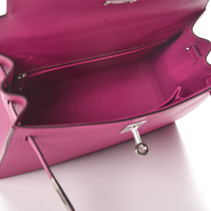 Hermes Epsom Kelly Sellier 25 Rose Pourpre 6 of 36