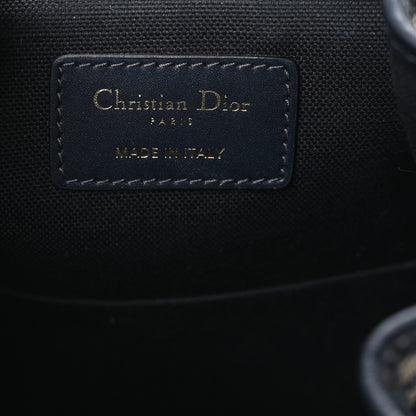 Christian Dior Oblique Calfskin Medium C'est Dior Bucket Bag Blue 6 of 12