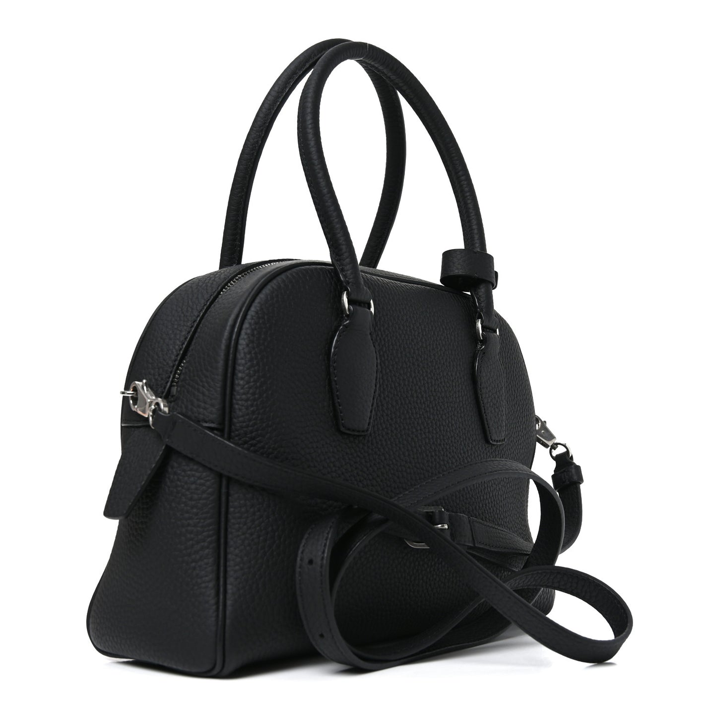 Matte Grained Calfskin India 10 Black
