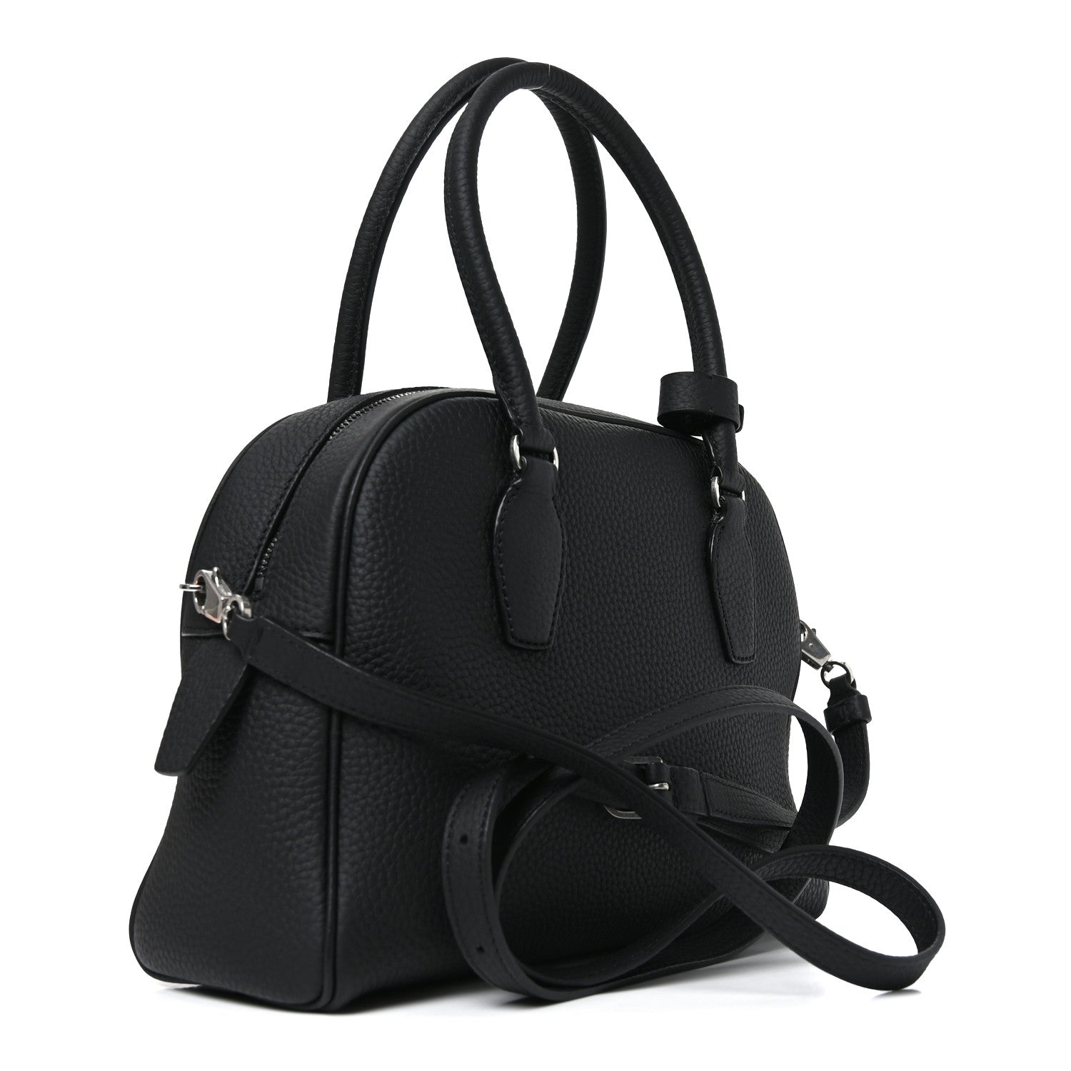 The Row Matte Grained Calfskin India 10 Black 3 of 9