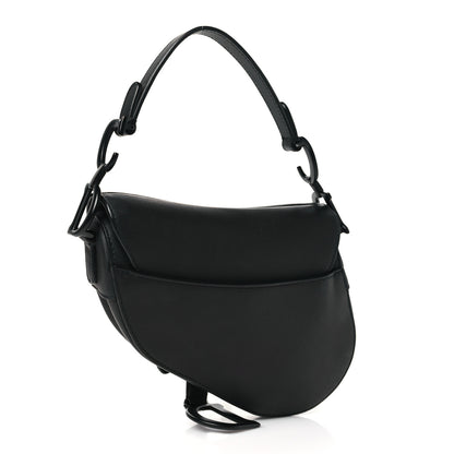 Christian Dior Ultra Matte Calfskin Mini Saddle Bag Black 3 of 11