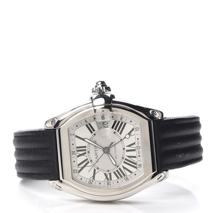 Cartier Stainless Steel Nylon 42mm Roadster GMT Automatic Watch 2 of 8