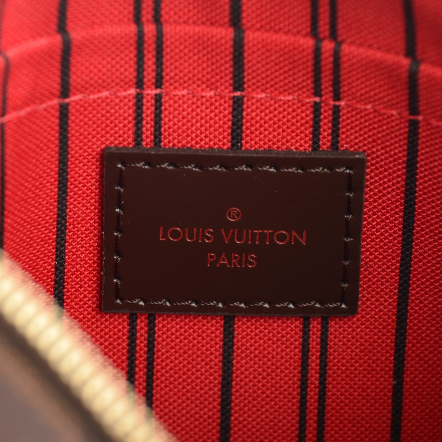 Louis Vuitton Damier Ebene Neverfull MM GM Pochette 5 of 8
