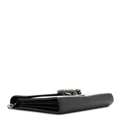 Gucci Calfskin Mini Dionysus Chain Wallet Black 4 of 12