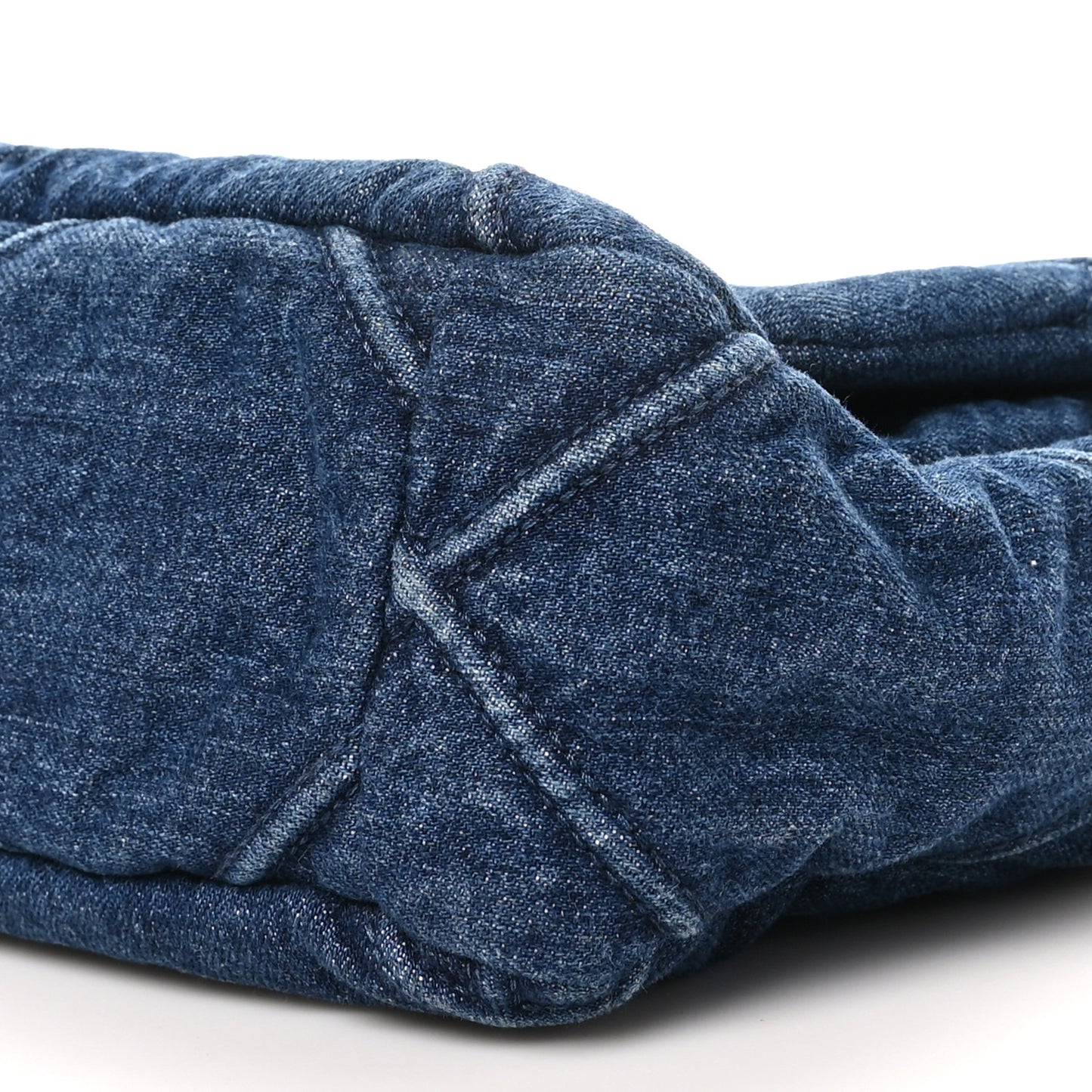 Denim Quilted Medium Chanel 19 Flap Blue