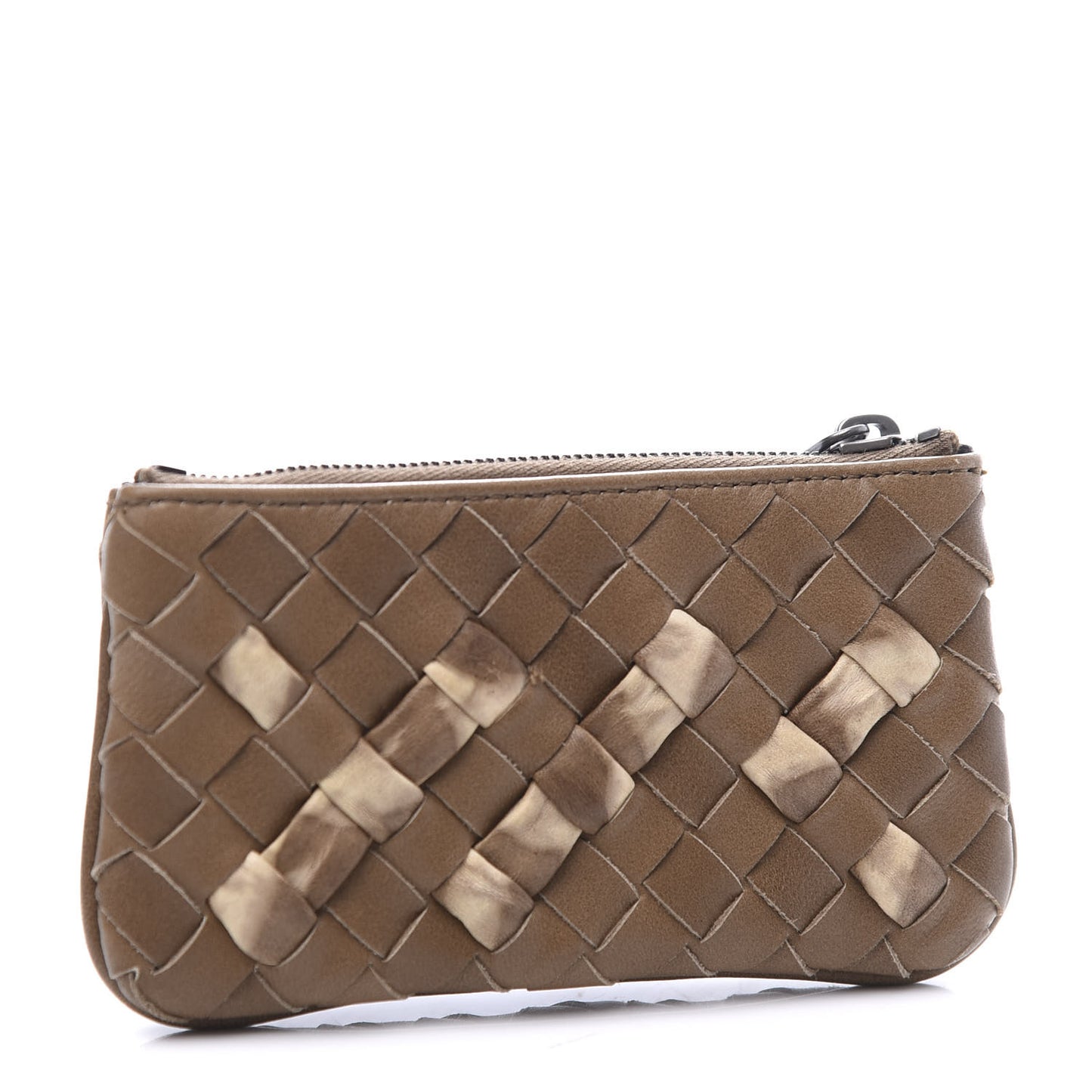 Nappa Intrecciato Key Holder Maple