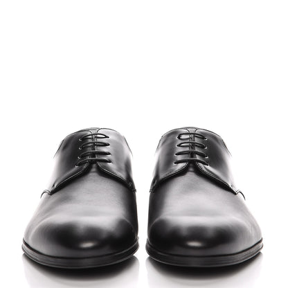 Louis Vuitton Lambskin Derby Lace Up Shoes 8 Black 2 of 8
