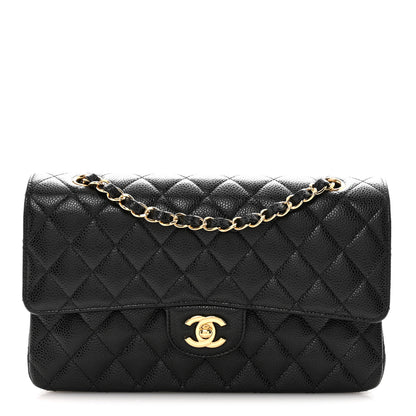 Chanel Caviar Quilted Medium Double Flap Black 1 of 11