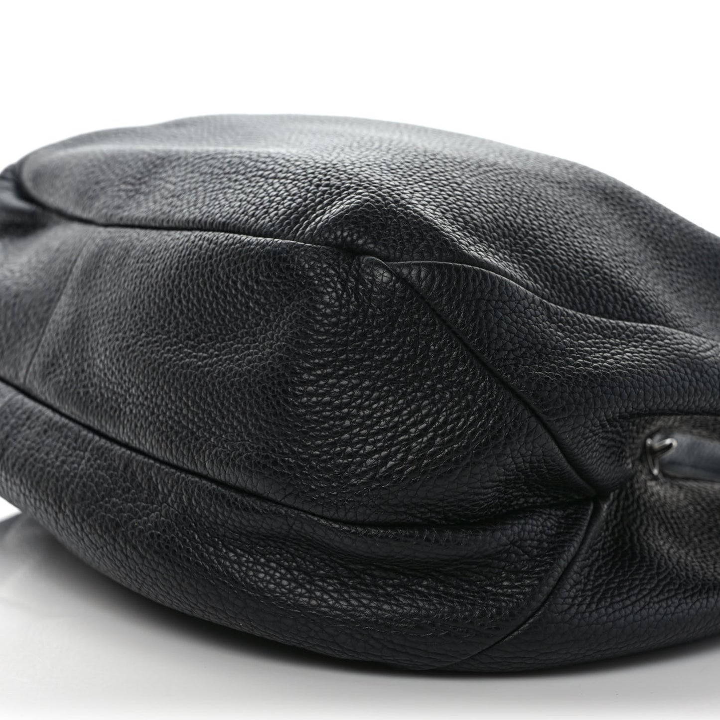 Grained Calfskin Large Campana Black
