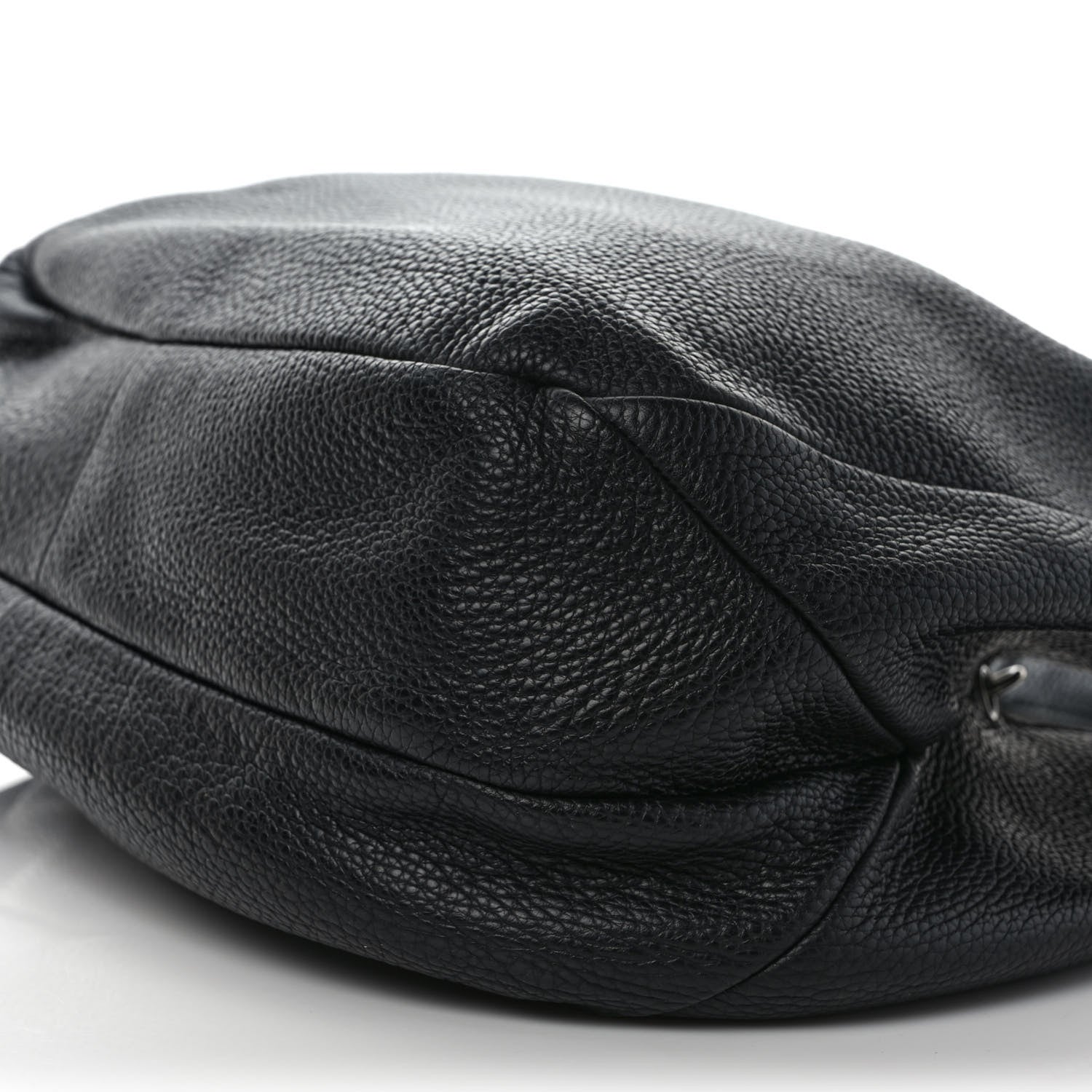Bottega Veneta Grained Calfskin Large Campana Black 7 of 8