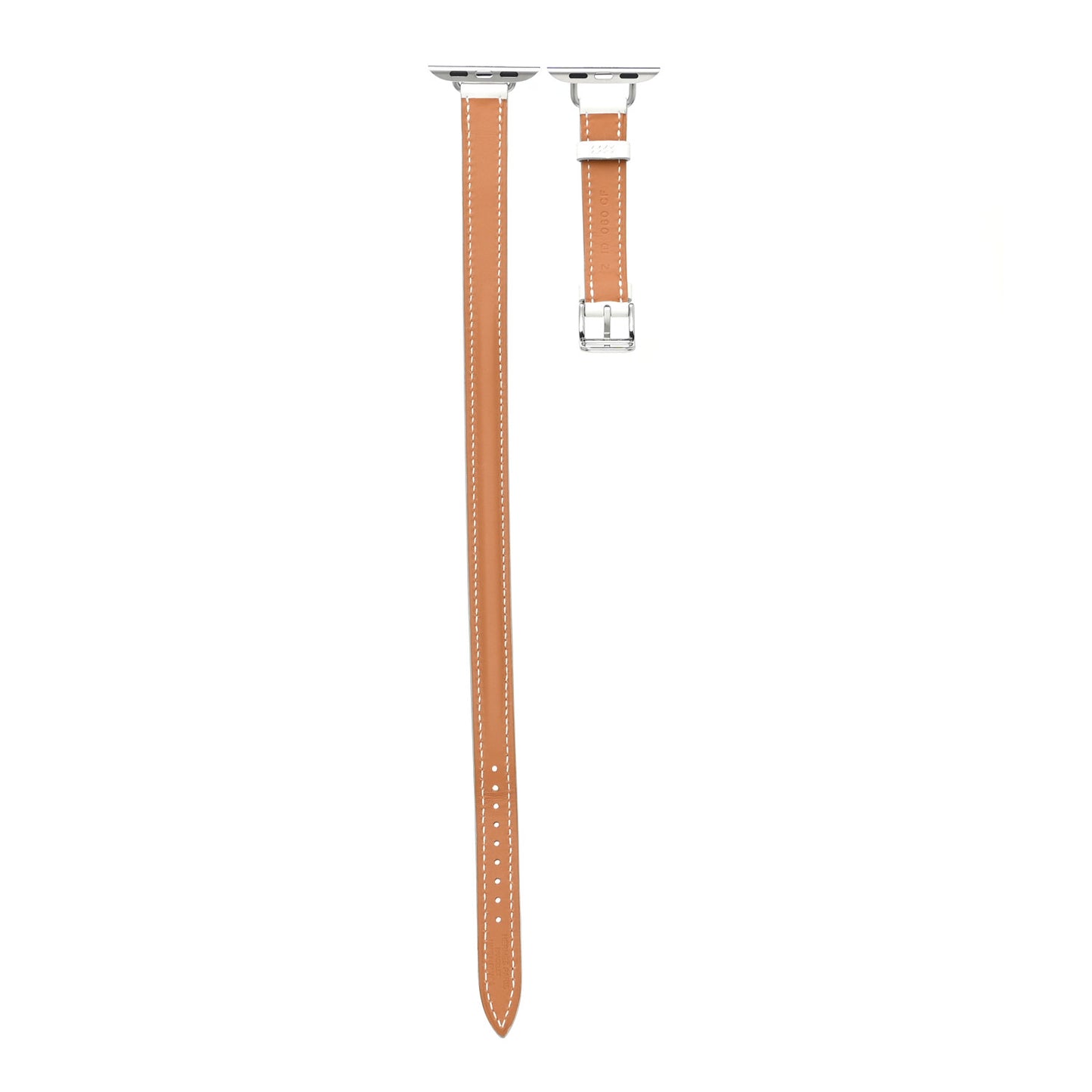Attelage 40mm Apple Watch Double Tour Band Blanc