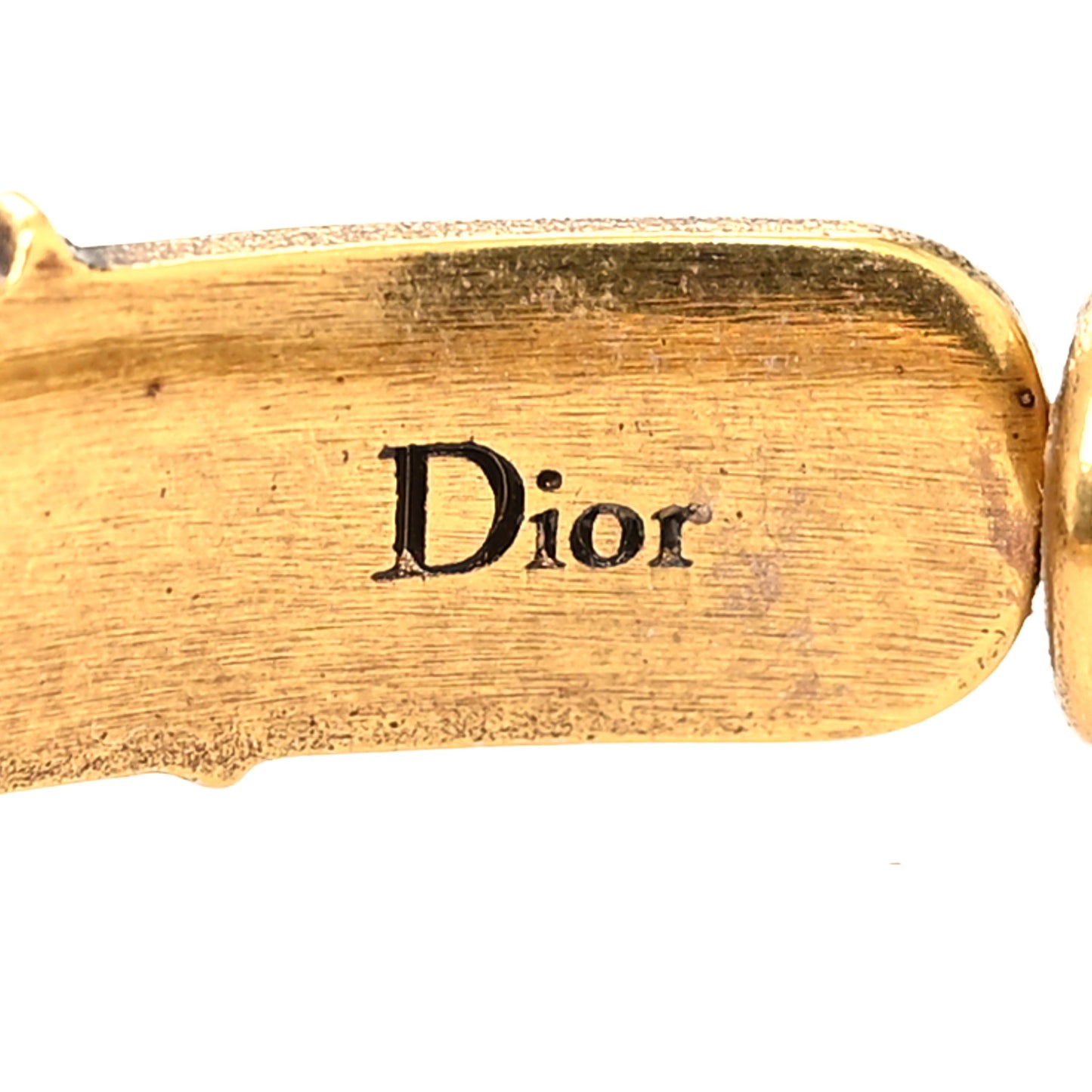 Metal J'Adior Star Hoop Earrings Aged Gold