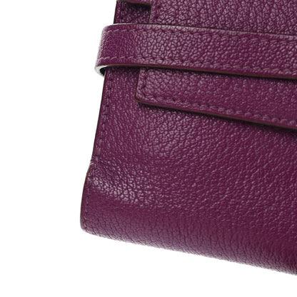 Hermes Chevre Mysore Medium Kelly Wallet Anemone 9 of 10