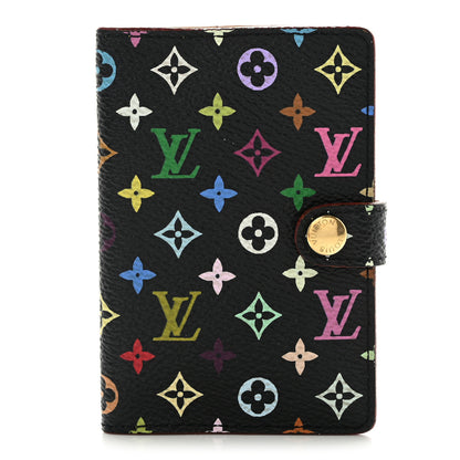 Louis Vuitton Monogram Multicolor Carnet de Bal Mini Agenda Cover Black 1 of 7