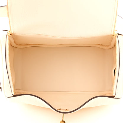 Hermes Taurillon Clemence Lindy 26 Nata 5 of 11