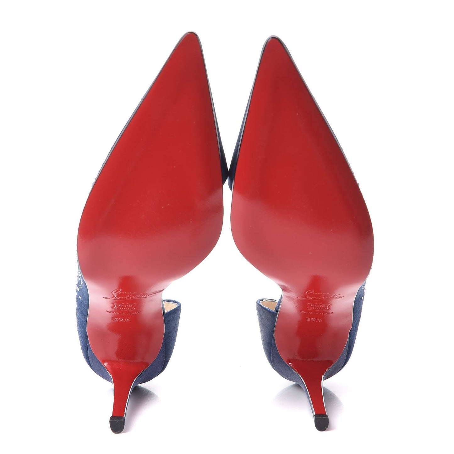 Satin New Helmut 100 Pumps 39.5 Navy