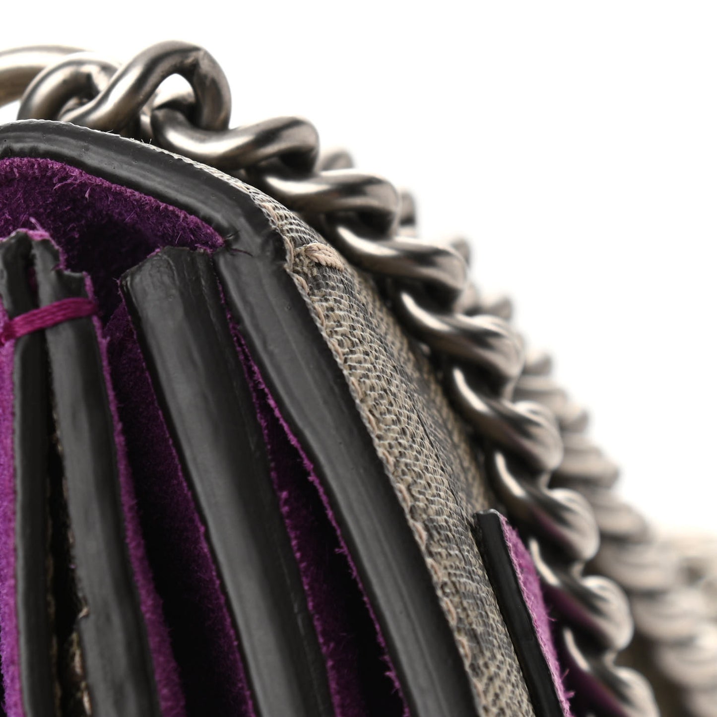 GG Supreme Monogram Feather Embroidered Medium Dionysus Parrot Shoulder Bag Beige Multicolor