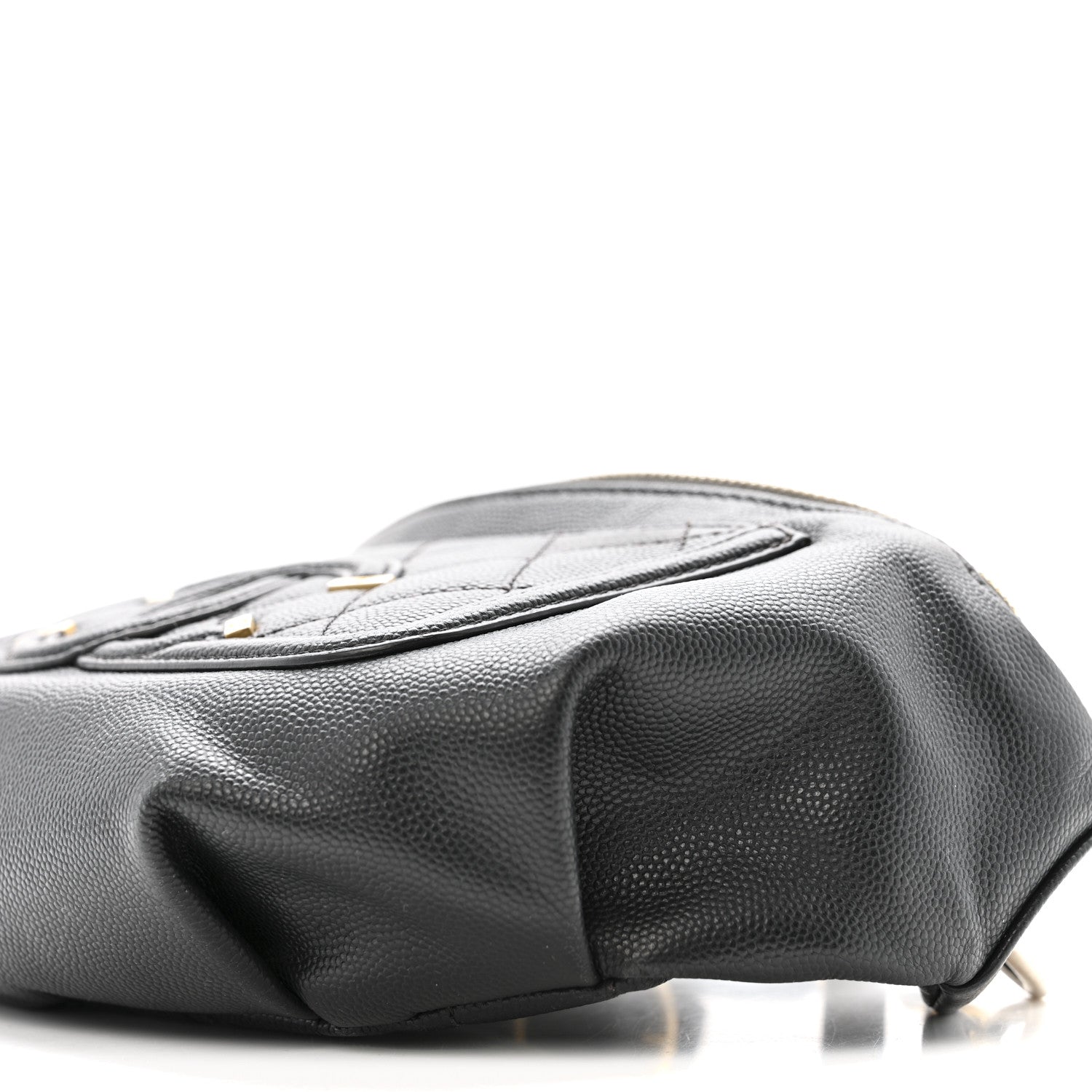 Chanel Caviar Quilted Filigree Waist Bag Black 10 of 14