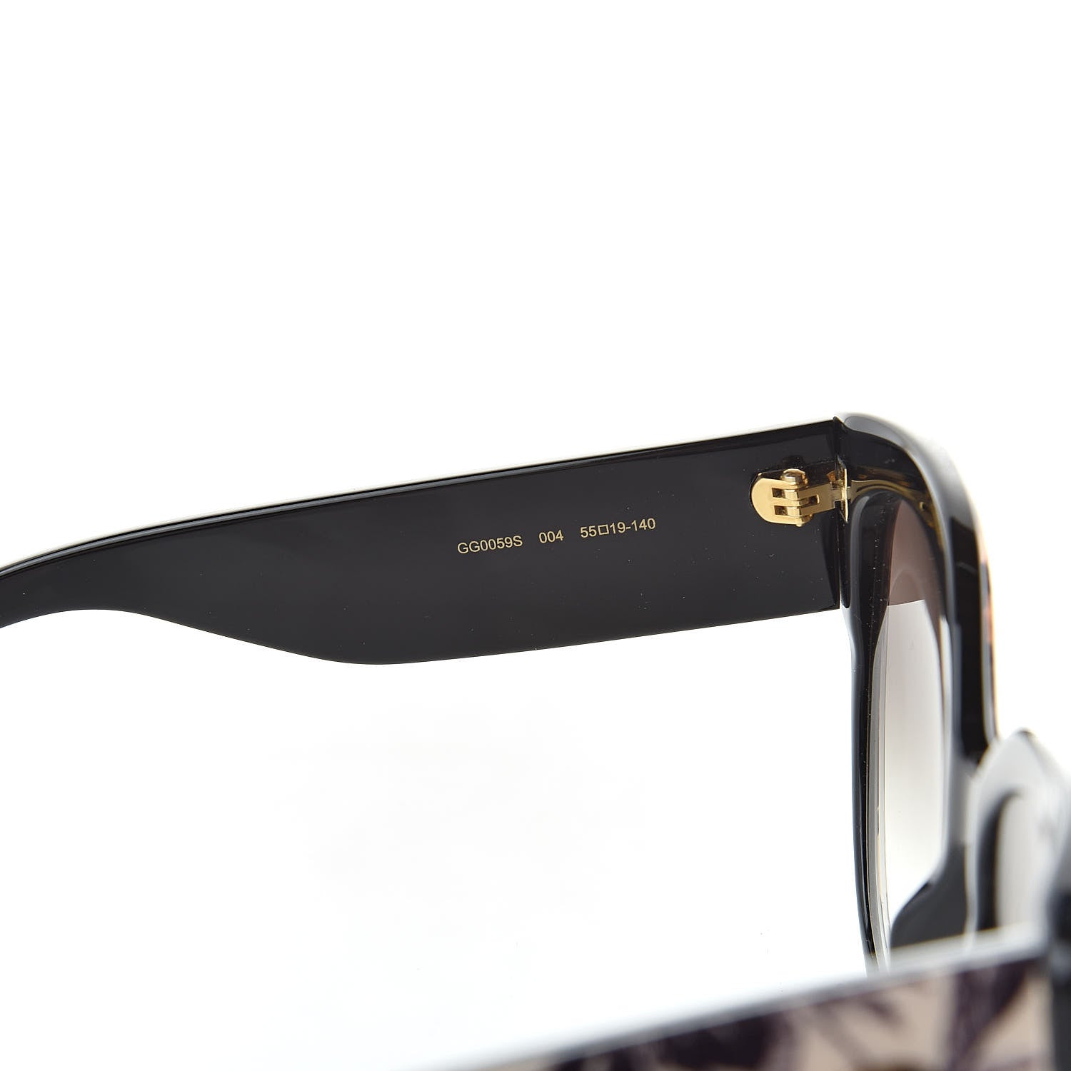 Gucci Acetate Herbarium Print Square Frame Sunglasses GG0059S White 5 of 8