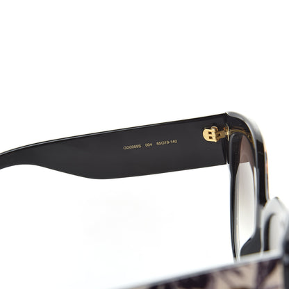 Gucci Acetate Herbarium Print Square Frame Sunglasses GG0059S White 5 of 8