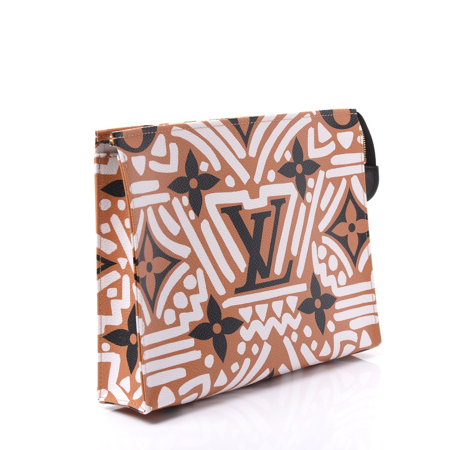 Louis Vuitton Monogram Giant Crafty Pochette Toiletry 26 Creme Caramel 2 of 9