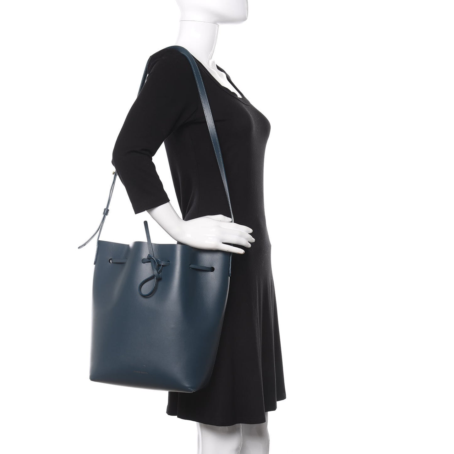 Calfskin Bucket Bag Blu
