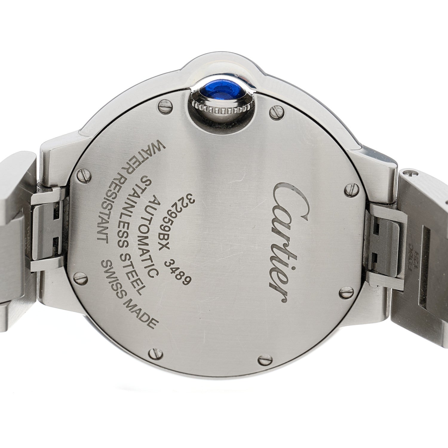Cartier Stainless Steel 33mm Ballon Bleu De Cartier Automatic Watch 4 of 5