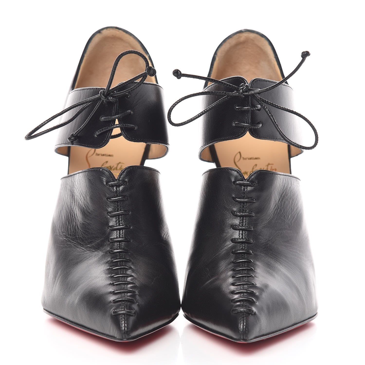 Christian Louboutin Kid Corsita 120 Ankle Boots 39.5 Black 2 of 9