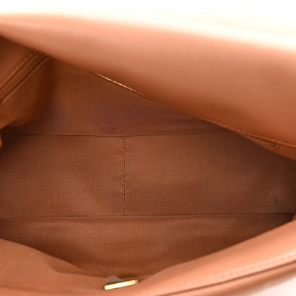 Chanel Lambskin Quilted Large Chanel 19 Flap Brown 6 of 10