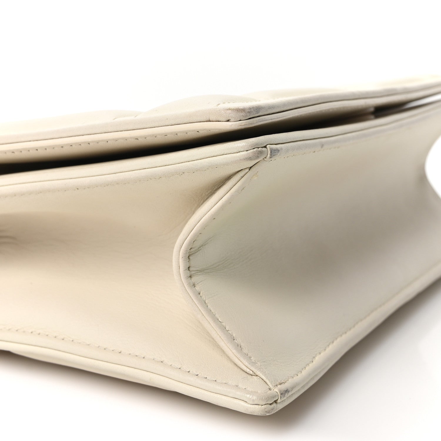 Christian Dior Ultra Matte Calfskin Small Diorama Flap Bag White 9 of 10