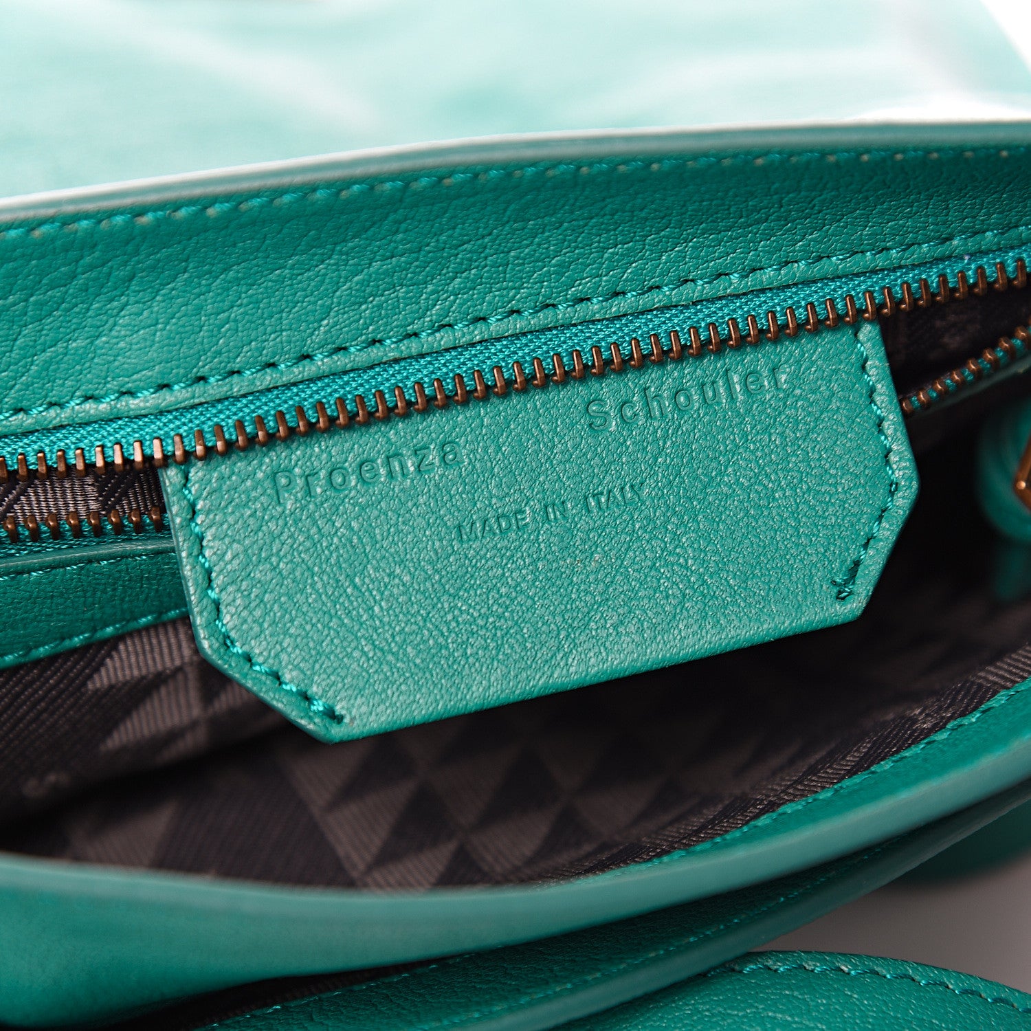 Proenza Schouler Lambskin PS1 Mini Pouch Messenger Bag Aqua 5 of 9