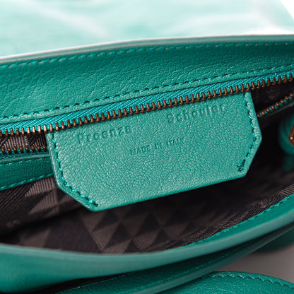 Proenza Schouler Lambskin PS1 Mini Pouch Messenger Bag Aqua 5 of 9