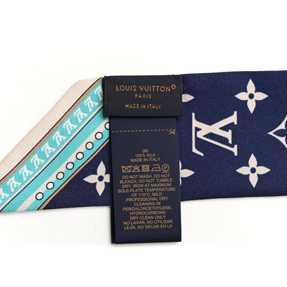 Louis Vuitton Silk Ultimate Monogram BB Bandeau Bleu Marine 3 of 5