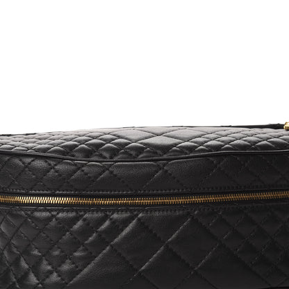 Versace Calfskin Quilted Icon Belt Bag Black 9 of 9