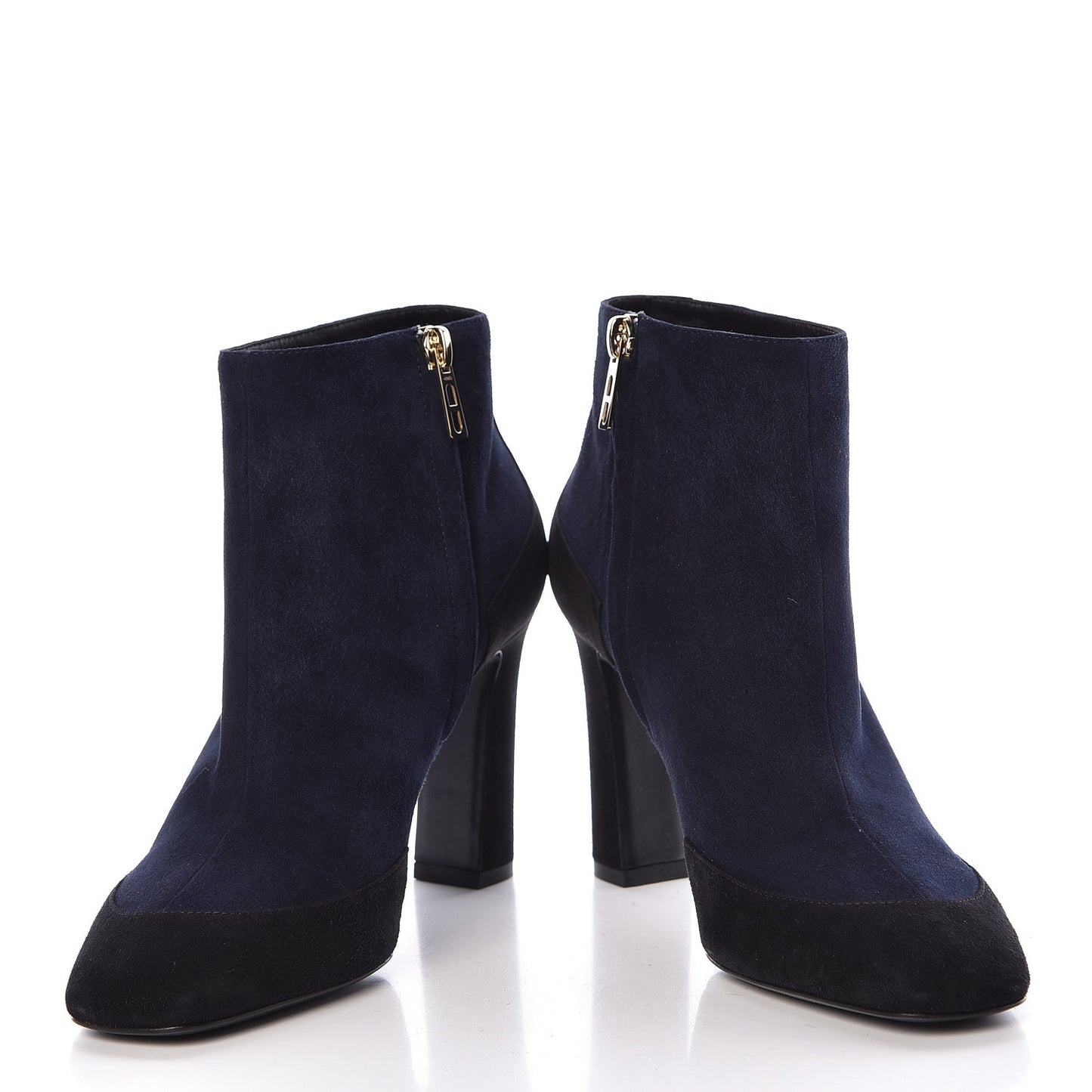 Suede Goatskin Neila Ankle Boots 37 Marine Black