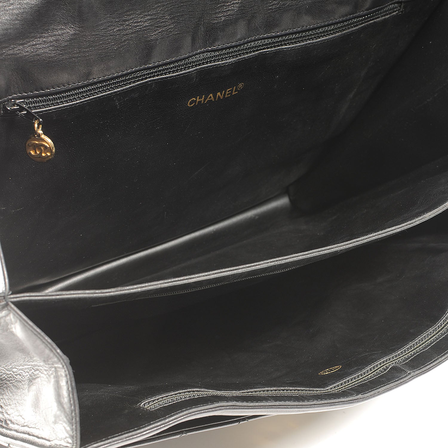 Chanel Lambskin Briefcase Laptop Bag 5 of 6