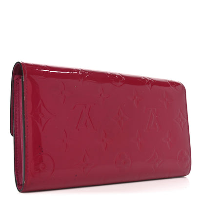 Louis Vuitton Vernis Sarah Wallet Rose Indien 3 of 7