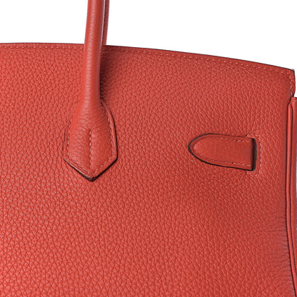 Hermes Togo Birkin 35 Rouge Pivoine 18 of 39