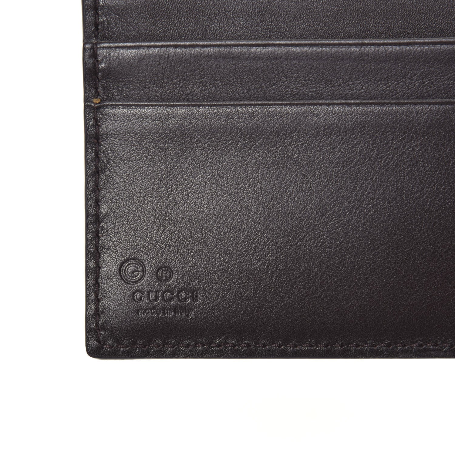 Gucci Microguccissima Bi-Fold Wallet Testa di Moro 6 of 7