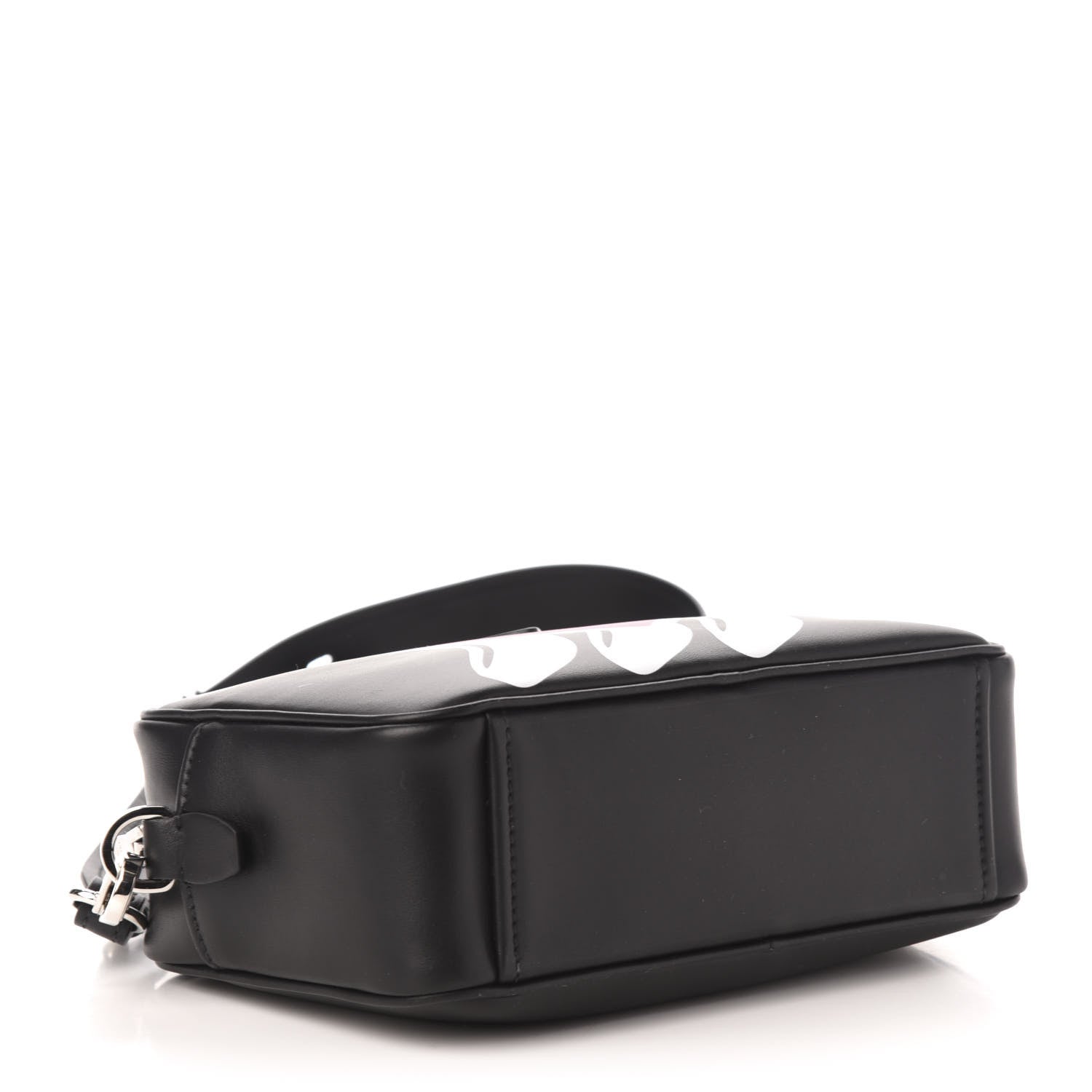 Prada City Calf Banana Print Camera Bag Black Fuchsia 4 of 10