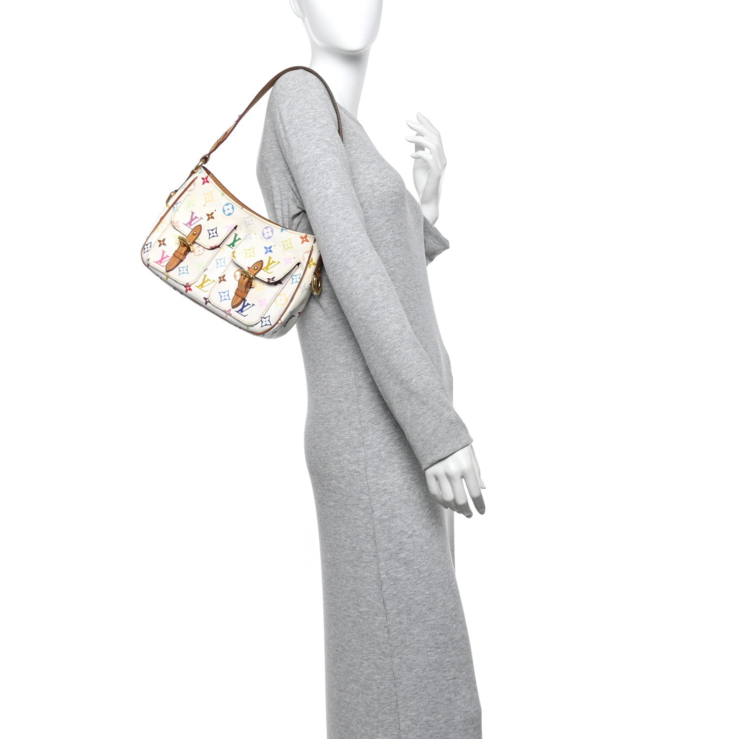 Louis Vuitton Monogram Multicolor Lodge PM White 2 of 9