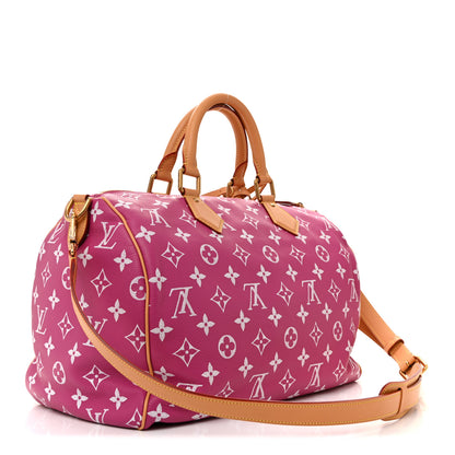 Louis Vuitton Calfskin Monogram Speedy P9 Bandouliere 40 Agate 3 of 11